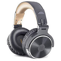 Навушники дротові OneOdio Studio Pro 10, складані, мікрофон, сіро-бежеві zb