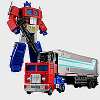 Робот-трансформер Оптимус Прайм с прицепом и аскессуарами - Optimus Prime, Generations *