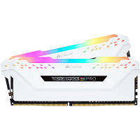 Модуль памяти для компьютера DDR4 32GB (2x16GB) 3200 MHz Vengeance RGB PRO SL Corsair (CMH32GX4M2E3200C16W) zb