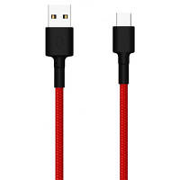 Дата кабель USB 2.0 AM to Type-C 1.0m Braide red Xiaomi (435419) zb