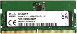 Оперативна пам'ять для ноутбука SO-DIMM DDR5 8GB PC5-44800 5600MHz