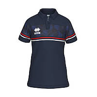Поло жіноче Errea DARYA navy-червоний-білий S (8051976810140)