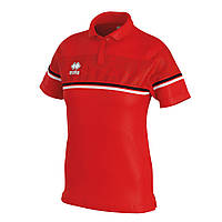 Поло жіноче Errea DARYA червоний-чорний-білий S (8051976810232)