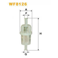 Фільтр паливний Wixfiltron WF8126 zb