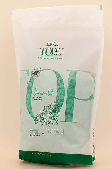 ItalWax Віск плівковий в гранулах TOP Line Смарагд, 750 г, фото 1