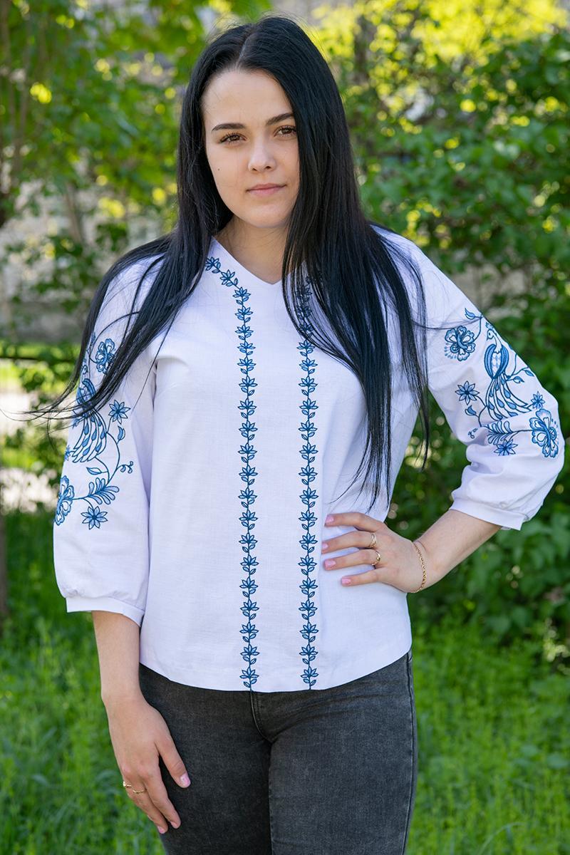 Оригінальна жіноча вишиванка, Нарядні білі блузи Виробник вишиванок Жіноча вишивка хрестиком