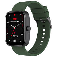 Смарт-часы 2E Alpha SQ Music Edition 46mm Black-Green (2E-CWW40BKGN) zb