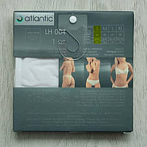 Жіночі трусики стрінги ATLANTIC з високими боками, розмір S білого кольору, фото 4