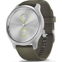 Смарт-часы Garmin vivomove Style, Silver, Moss, Silicone (010-02240-21) zb