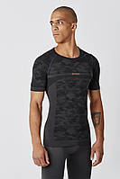 Термофутболка чоловіча SPAIO Inforce Camouflage антрацит XXL (5901282412404)