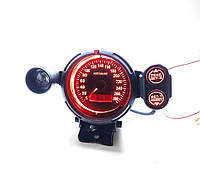 Спідометр з відсіканням d95мм MPH-37601 Red zb