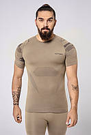 Термофутболка чоловіча SPAIO TACTICAL пісочний XL (5901282492840)