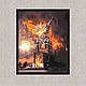 Картина по номерах Origamі Хороший кремль - палаючий кремль (с) LW 3215 40*50 см pbn-p - фото 8 - id-p1650066959