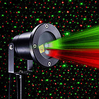 Лазерний проектор Holiday Laser Light з пультом Star Shower гірлянда зірковий вуличний зірки новорічний лазер m