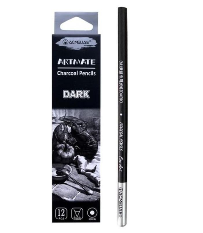 Олівці вугільні Dark Artmate Acmeliae 12шт