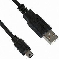 Кабель USB 2.0 (AM) - miniUSB (B) чорний бв