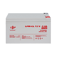 Аккумулятор гелевый LPM-GL 12V - 9 Ah m