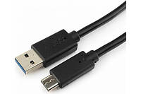 Кабель USB 3.1 (AM) - Type-C (CM) 1м TRY High Power 3A чорний