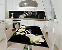 Наклейка 3Д виниловая на стол Zatarga «Дикая неприступность» 600х1200 мм для домов, квартир, KB, код: 6442704