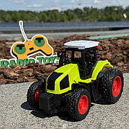 Трактор на радіоуправлінні SUPER FARMER з причепом | Машинка на пульті управління | Іграшки на радіокеруванні, фото 4