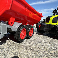 Трактор на радіоуправлінні SUPER FARMER з причепом | Машинка на пульті управління | Іграшки на радіокеруванні, фото 2