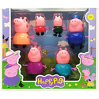 УЦЕНКА!!! Набор фигурок "Peppa Pig" Bambi PP605-6-UC kz