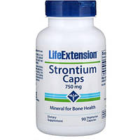 Мультиминеральный комплекс Life Extension Strontium Caps Mineral for Bone Health 750 mg 90 Caps LEX-14769