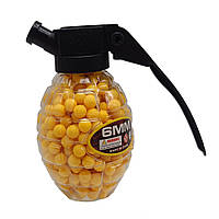 Пластиковые шарики (пульки) для детского оружия QF-23(Yellow) 6 мм 500 шт kz