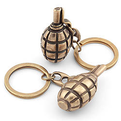 Брелок Граната велика 37х19 мм 1 шт. Бронза