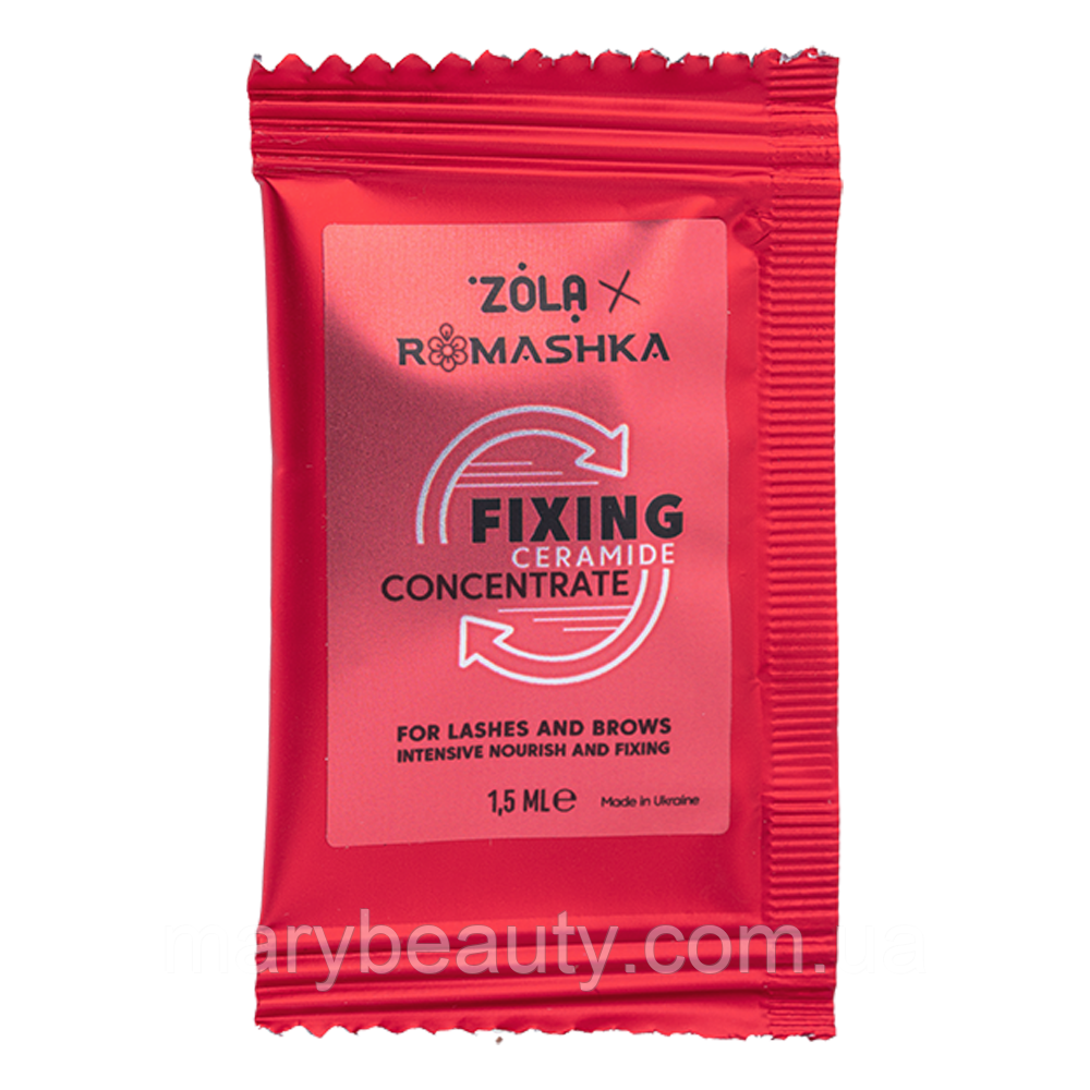 Zola x Romashka Концентрат фіксуючий FIXING CERAMIDE CONCENTRATE саше 1,5 мл, фото 1