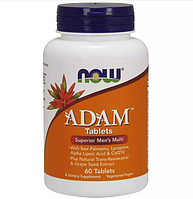 Витаминно-минеральный комплекс NOW Foods ADAM, Superior Men's Multi 60 Tabs