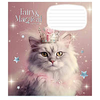 Тетрадь ученическая "Fairy cats" 012-3316K-4 в клетку, 12 листов kz