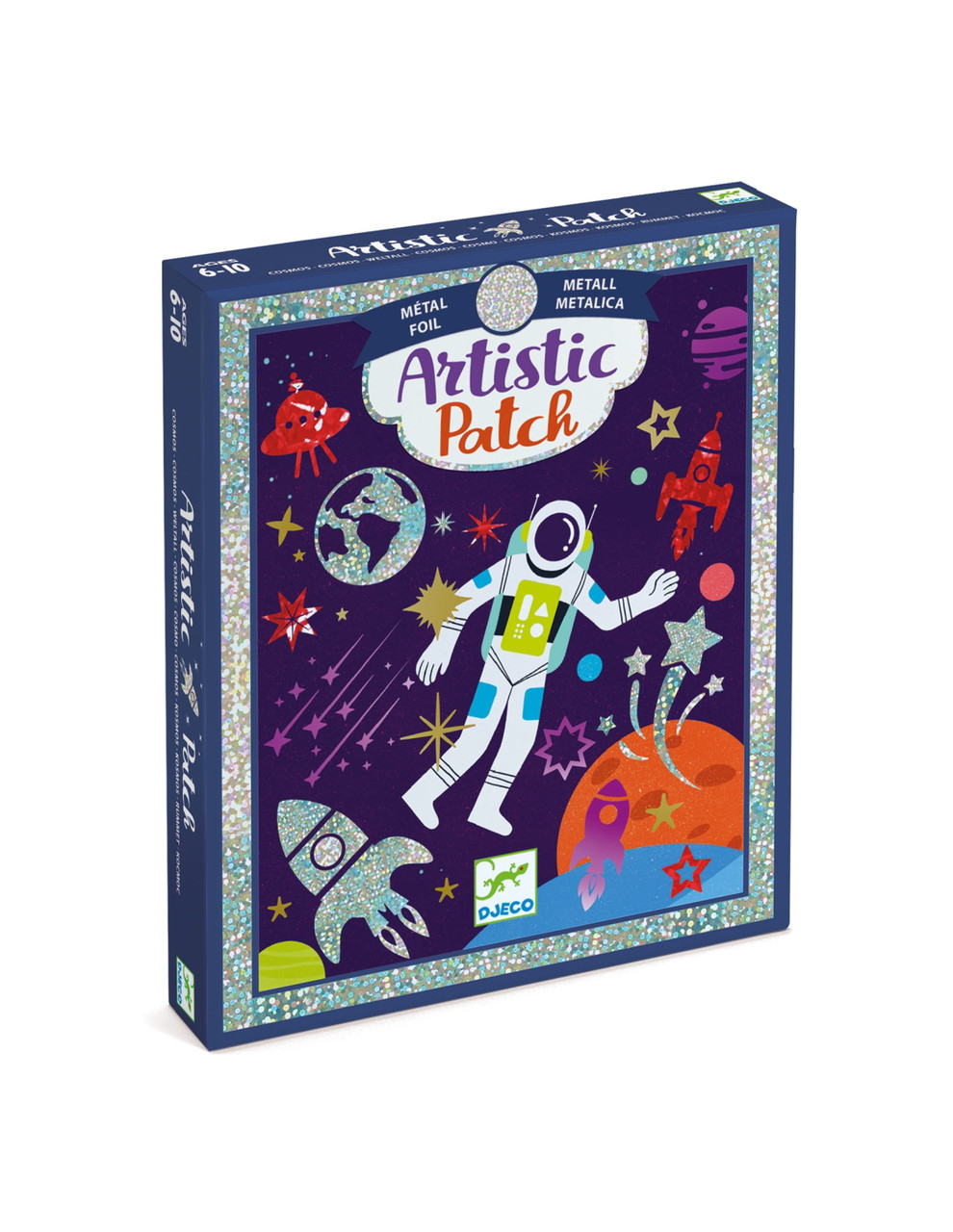 DJECO Художні патчі металізовані "Космос", фото 1