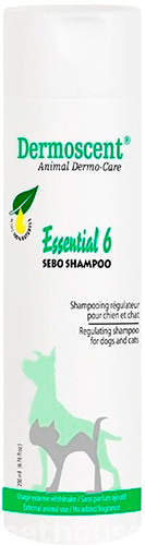 Шампунь Dermoscent Essential 6 Sebo Shampoo для контролю стану шкіри котів і собак у разі себореї, 200 мл, фото 1