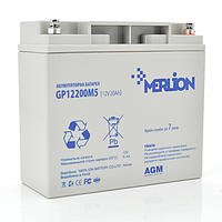 Акумуляторна батарея Merlion AGM GP12200M5 12 V 20 Ah KB, код: 7396532