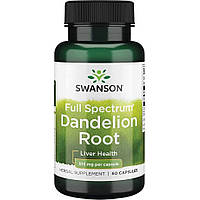 Комплекс для профилактики работы печени Swanson Dandelion 515 mg 60 Caps