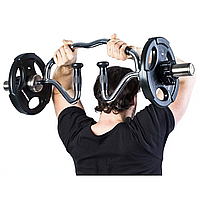 Гриф олимпийский Bi-Tri-Trap York Fitness 86см (50мм) с резиновыми рукоятками m