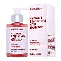 Кислотний шампунь для глибокого зволоження шкіри голови і волосся HOLLYSKIN Acid Solution.