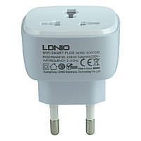 Смарт Розетка WiFI Smart Power Plug LDNIO SCW1050 Цвет Белый m