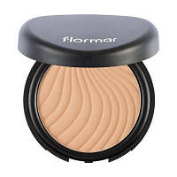 Компактна матувальна пудра для обличчя Flormar Wet & Dry Compact Powder W08 Medium Peach