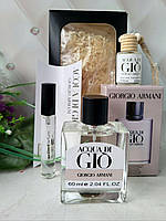 Мужской подарочный набор Giorgio Armani Acqua di Gio ( парфюм 60 мл, автопарфюм 12 мл, мини парфюм 20 мл)