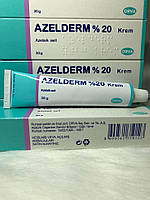 Крем с азелаиновой кислотой Azelderm 20% (азидерм, скинорен) 30 г