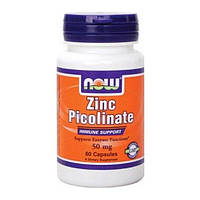 Микроэлемент Цинк NOW Foods Zinc Picolinate 50 mg 60 Caps