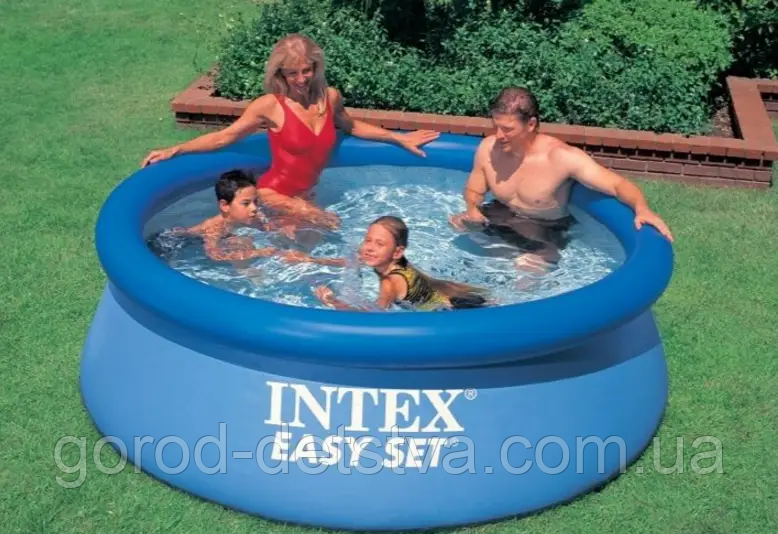 Надувний наливний басейн Intex 28120 розмір 305х76 см об'єм води 3853 л