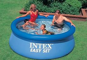 Надувний наливний басейн Intex 28120 розмір 305х76 см об'єм води 3853 л