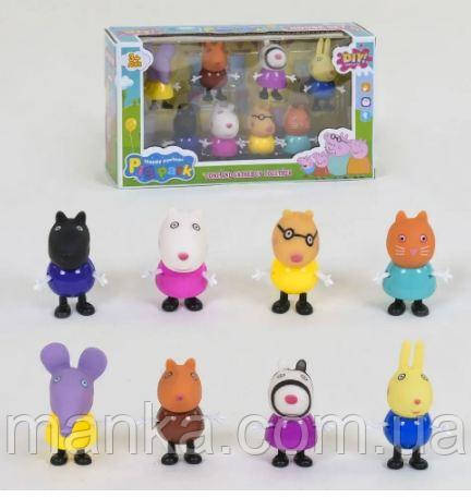 Фгурки героїв мультфільму свинка  Герої YM 665-11, фото 1
