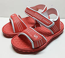 Босоніжки для дівчинки пінка 31 розмір / устілка 19,5см / SYDNEY / червоні / сандалії дівчаток дитячі на дівчинку літні піна ЕВА