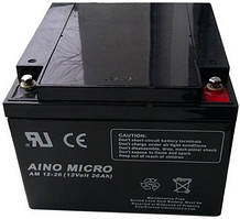 Акумулятор AGM GEL 12Вольт, 26 А*год, AH, Ah, герметичний, АБ