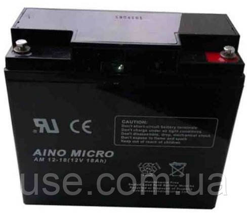 Акумулятор гелевий 12V 18Ah, аг, ампер годин , 12 вольт, Micro GEL, AGM GEL