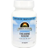 Теанин Source Naturals Theanine Serene 30 Tabs